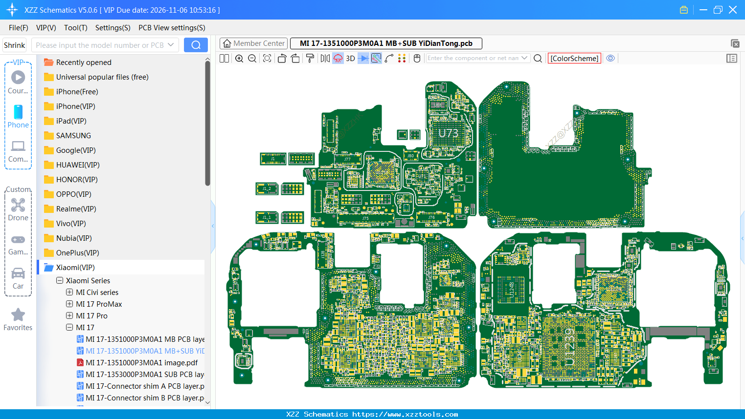 Xiaomi MI 17-1351000P3M0A1 MB+SUB bitmap